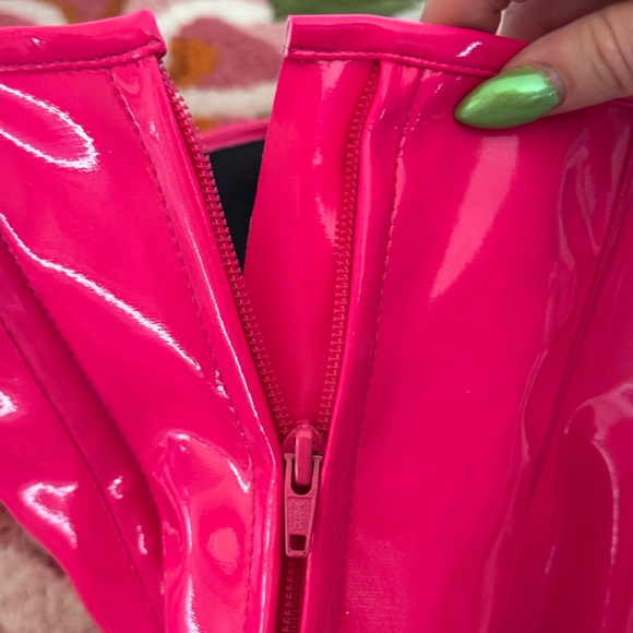 Vibrant Pink Bustier Top - Picture 5 of 5